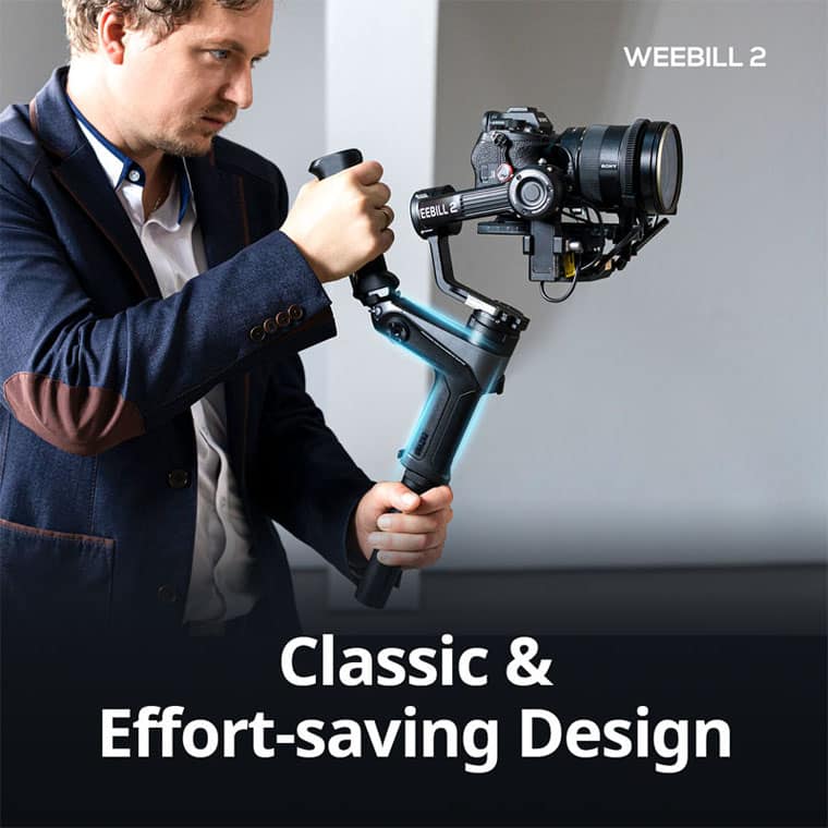 Le Weebill 2 possède un design ergonomique