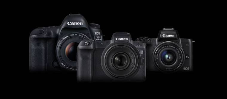La gamme d'appareils photo à objectifs interchangeables de Canon