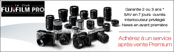 Enregistrer un produit Fujifilm X premium