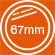 Diamètre de filtre : 67 mm