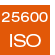 Sensibilité max 25600 ISO