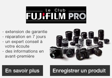 Adhérez au club Fujifilm Pro